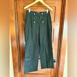 Sezane Linen Francesca Trouser